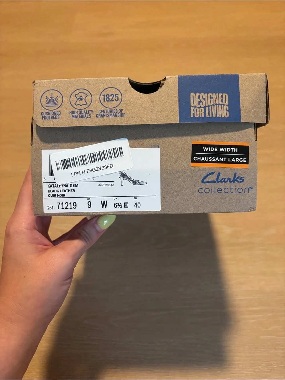 NIB Clarks Collection Women's Kataleyna Gem Pump size 9W